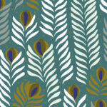 Papier Peint Ressource, Collection Faune & Flore, Motif Panache, Variation PAG03