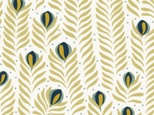 Papier Peint Ressource, Collection Faune & Flore, Motif Panache, Variation PAG05