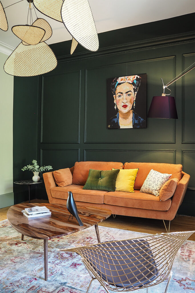 Projet de renovation et decoration d'un appartement haussmannien par le studio Lalahome avec les peintures Ressource