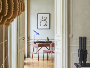 projet de décoration d'un appartement haussmannien equilibre-et-harmonie par l'agence perene avec les peintures ressource