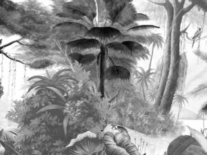 Paradis des Tropiques Noir & Blanc grand - PPANB01