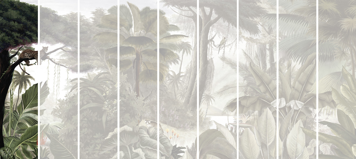 Paradis des Tropiques Couleurs Grand PPANB07 - Lé 01