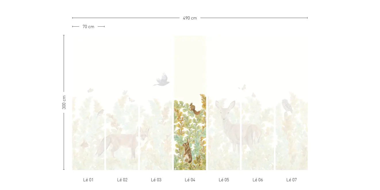 Papier Peint Sauvage SG02 - Lé #4