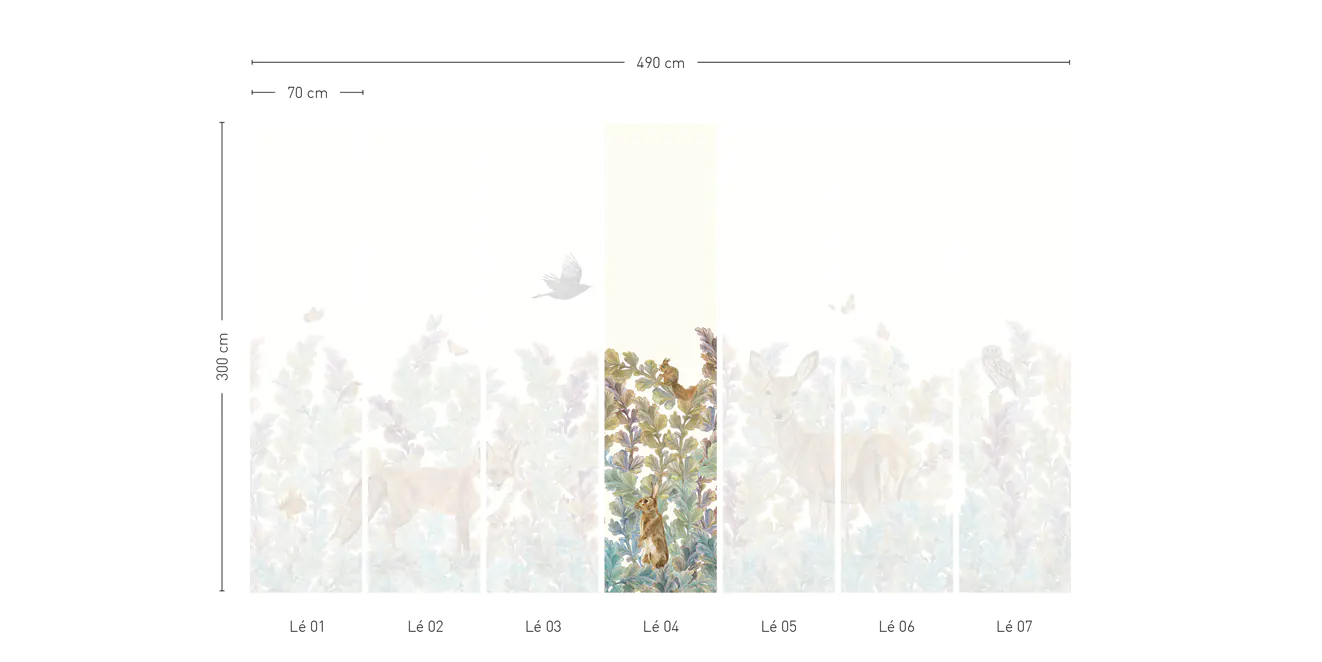 Papier Peint Sauvage SG03 - Lé #4
