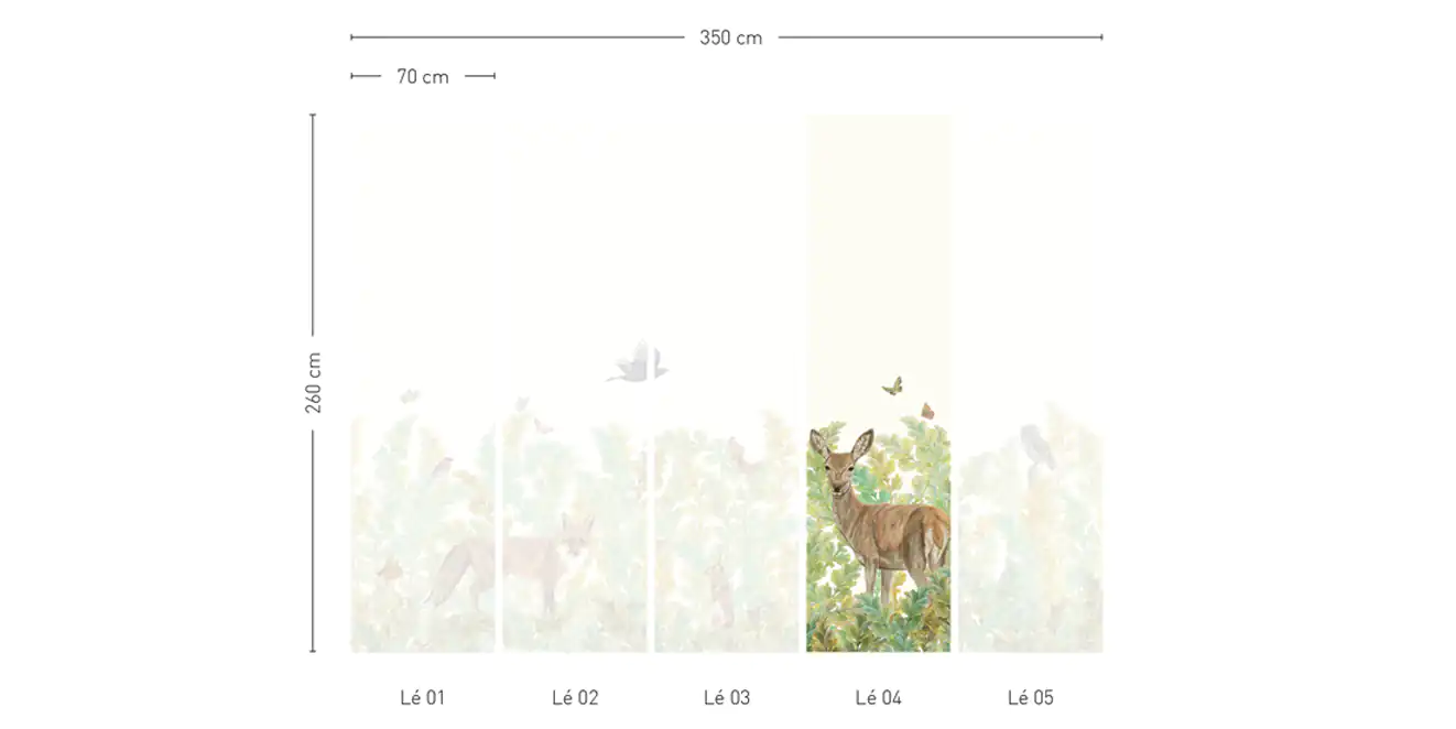 Papier Peint Sauvage SP02 - Lé #4