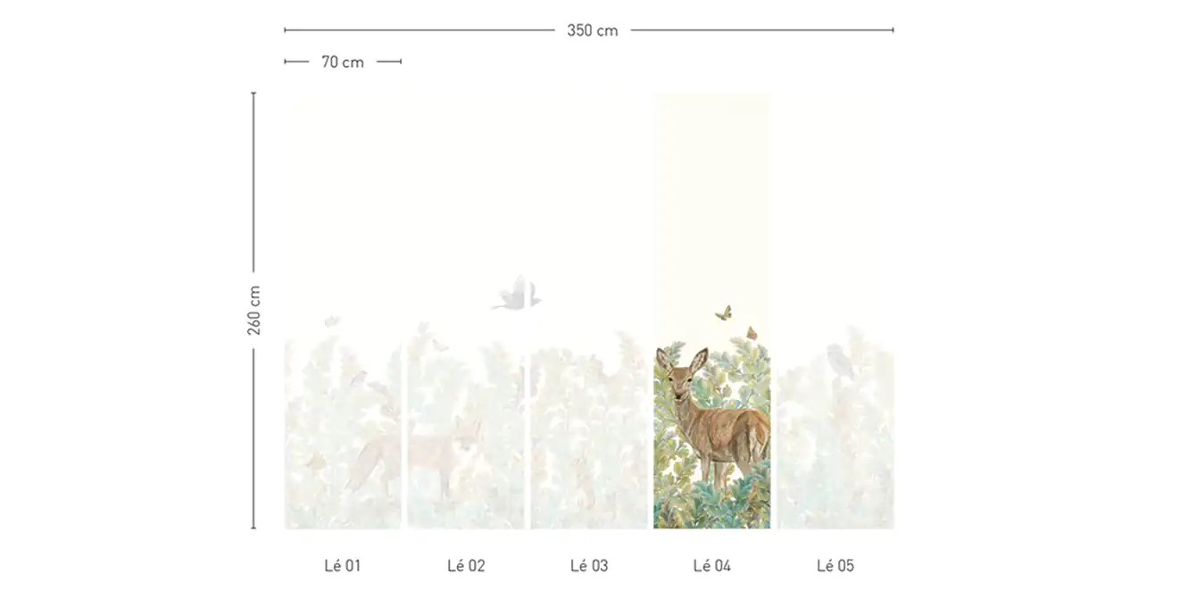 Papier Peint Sauvage SP03 - Lé #4