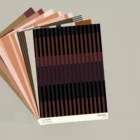Coffret échantillons A4 de papier peint mat naturel La Rayure Ressource
