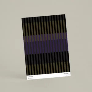 AMI03 - L'Amiénois, échantillon A4 papier peint rayure Ressource échelle 1/10