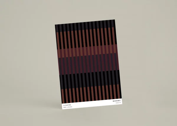 BOR33 - Le Bordelais, échantillon A4 papier peint rayure Ressource échelle 1/10