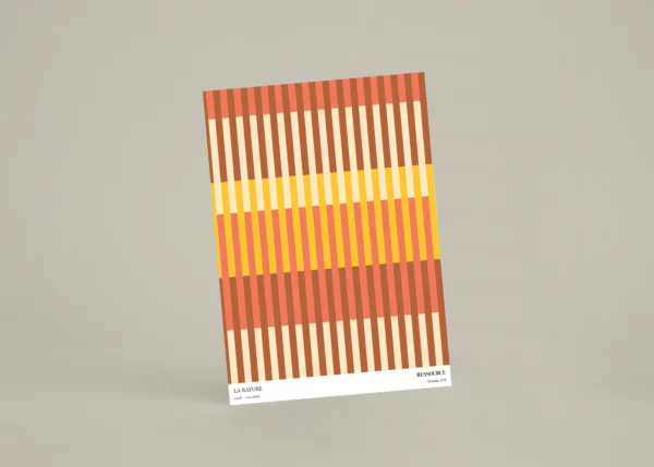 LIL01 - Le Lillois, échantillon A4 papier peint rayure Ressource échelle 1/10