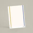 NIC44 - La Niçoise, échantillon A4 papier peint rayure Ressource échelle 1/1