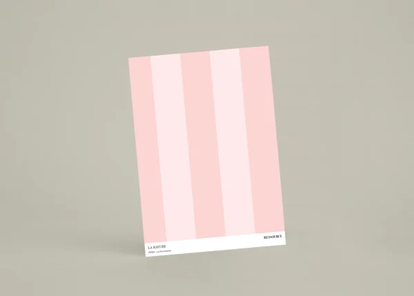 PER63 - La Perrosienne, échantillon A4 papier peint rayure Ressource
