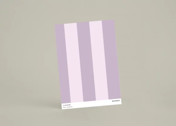 SAL62 - La Saltésienne, échantillon A4 papier peint rayure Ressource