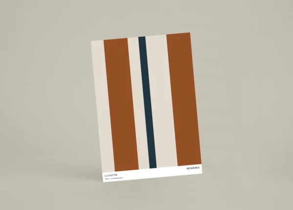 STR14 - Le Strasbourgeois, échantillon A4 papier peint rayure Ressource