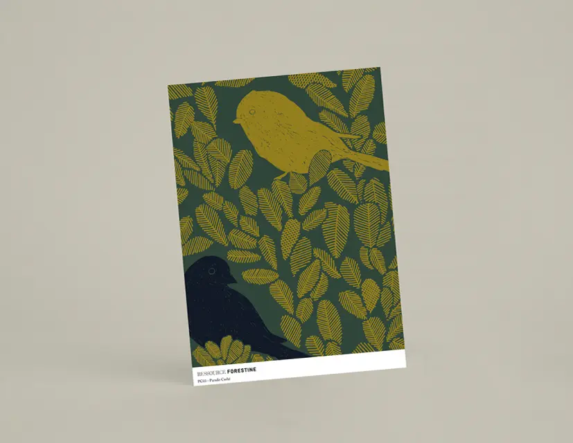 Échantillons de Papiers Peints Faune et Flore