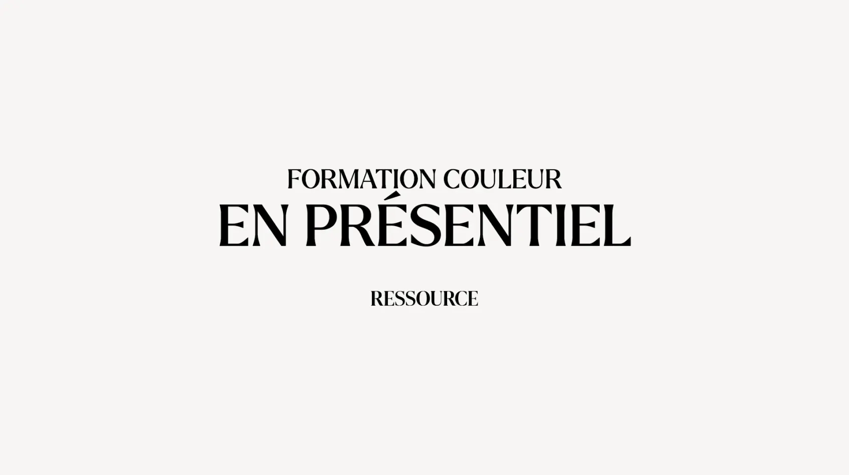 Formation Couleur en présentiel Ressource