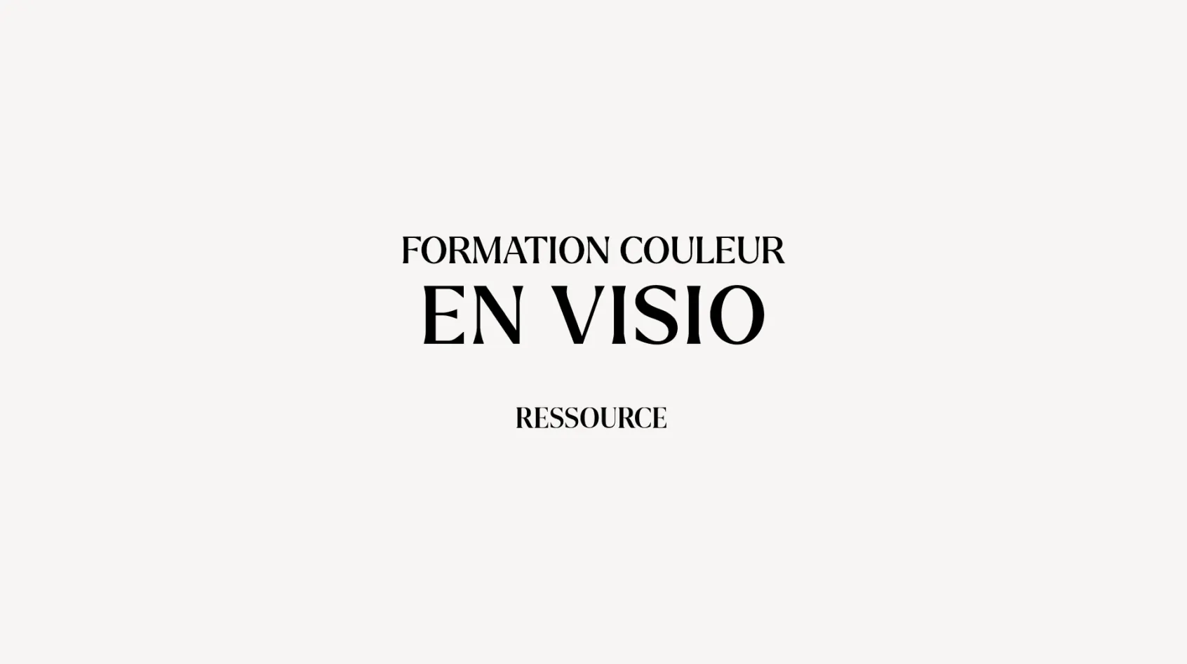 Formation Couleur en visio Ressource