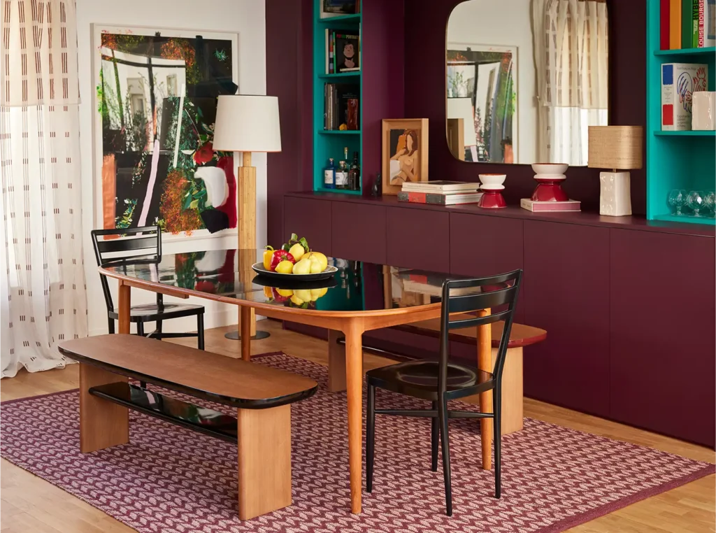 L'Appartement de Sarah Poniatowski aux couleurs de Ressource