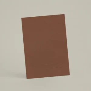 Échantillon A6 Chaux brossée RMDV49 - Marron d'Inde