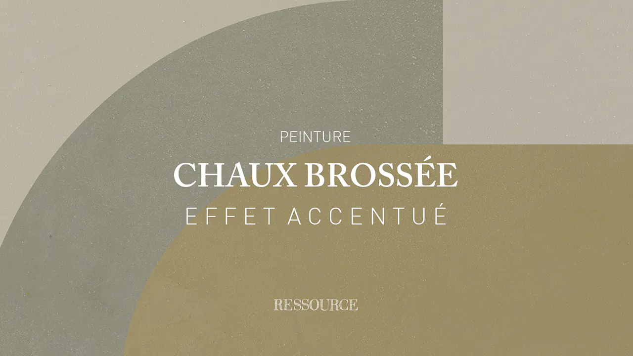 Conseils d'application pour peinture à la chaux brossée, effet accentué
