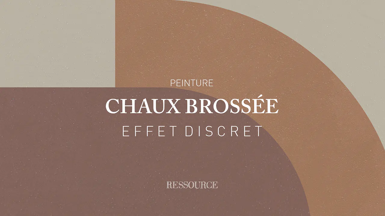 Conseils d'application pour peinture à la chaux brossée, effet discret