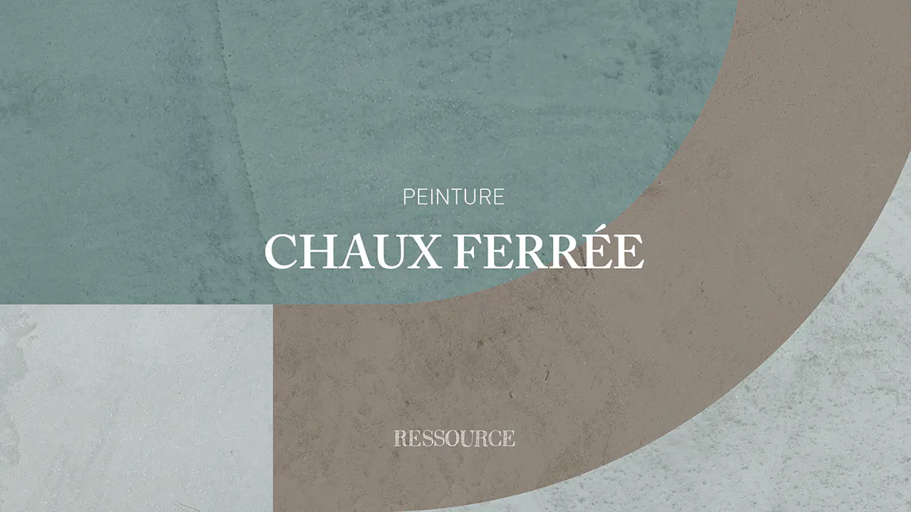 Conseils d'application pour peinture à la chaux, effet ferrée