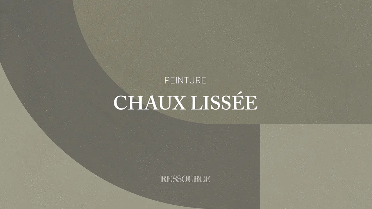 Conseils d'application pour peinture à la chaux, effet lissée