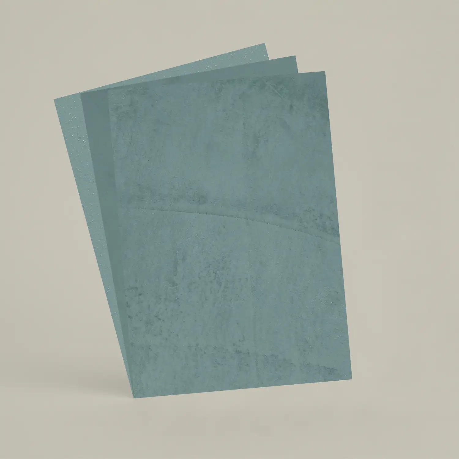 3 échantillons A6 Chaux brossée, ferrée, lissée chSL05 - Amande