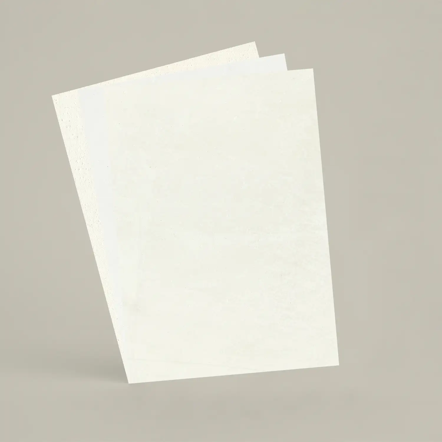 3 échantillons A6 Chaux brossée, ferrée, lissée RMDV03 - Meringue