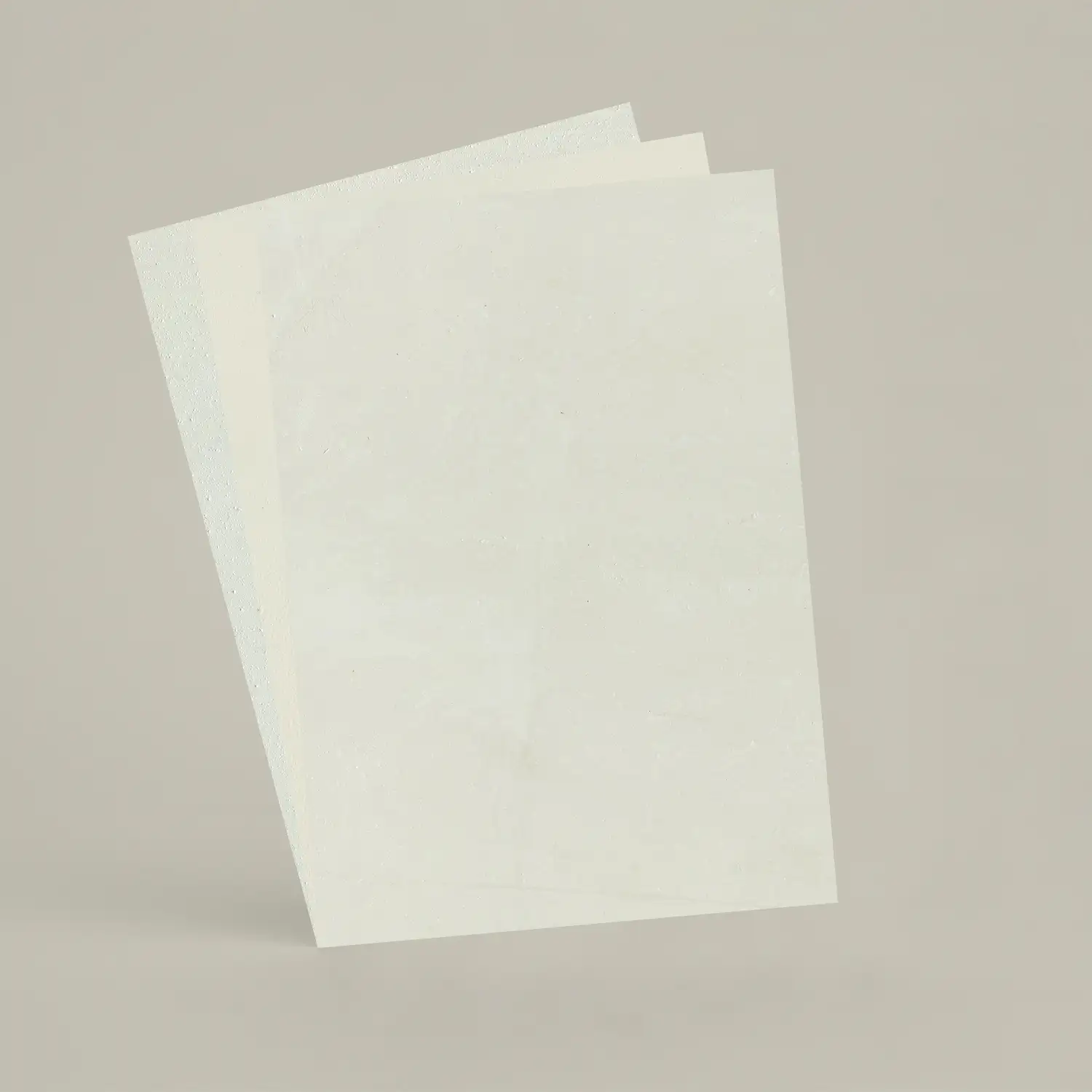 3 échantillons A6 Chaux brossée, ferrée, lissée RMDV04 - Grège