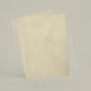 3 échantillons A6 Chaux brossée, ferrée, lissée RMDV08 - Écume