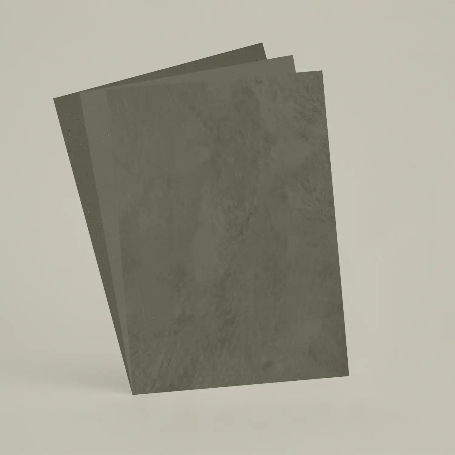 3 échantillons A6 Chaux brossée, ferrée, lissée RMDV19 - Vétiver