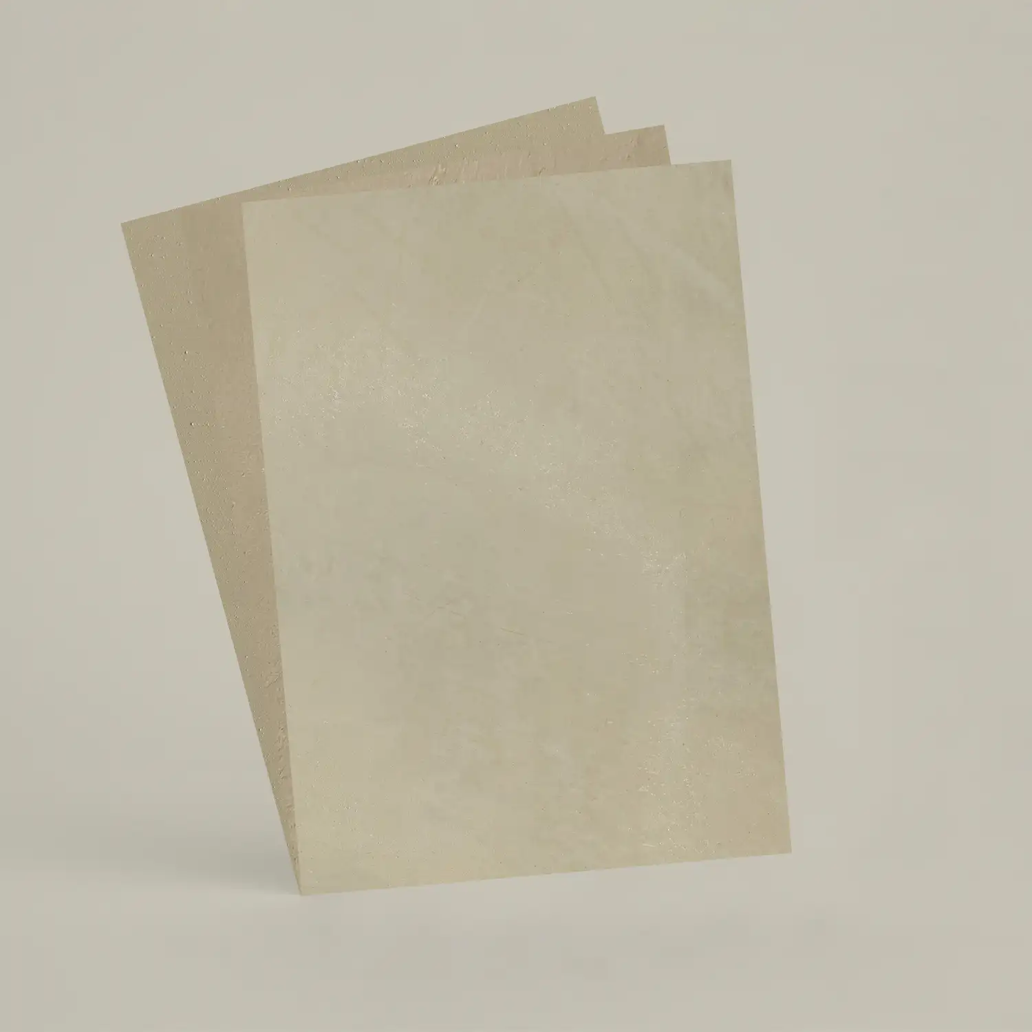 3 échantillons A6 Chaux brossée, ferrée, lissée RMDV22 - Puce