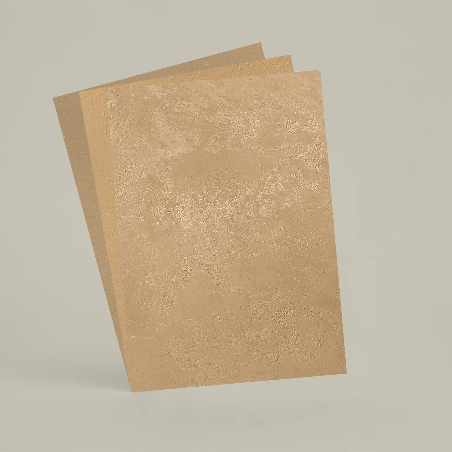 3 échantillons A6 Chaux brossée, ferrée, lissée RMDV24 - Épeautre