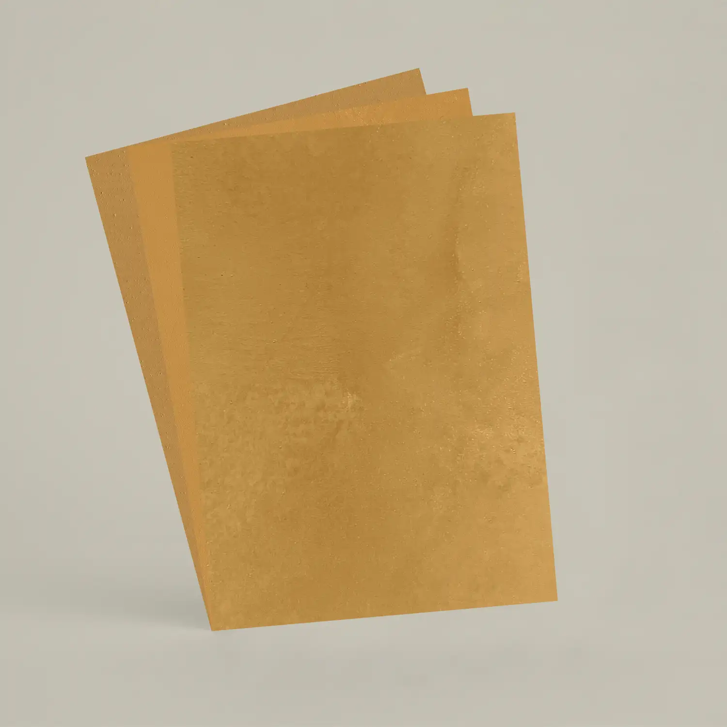 3 échantillons A6 Chaux brossée, ferrée, lissée RMDV30 - Sienne