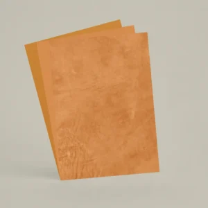 3 échantillons A6 Chaux brossée, ferrée, lissée RMDV31 - Ambre