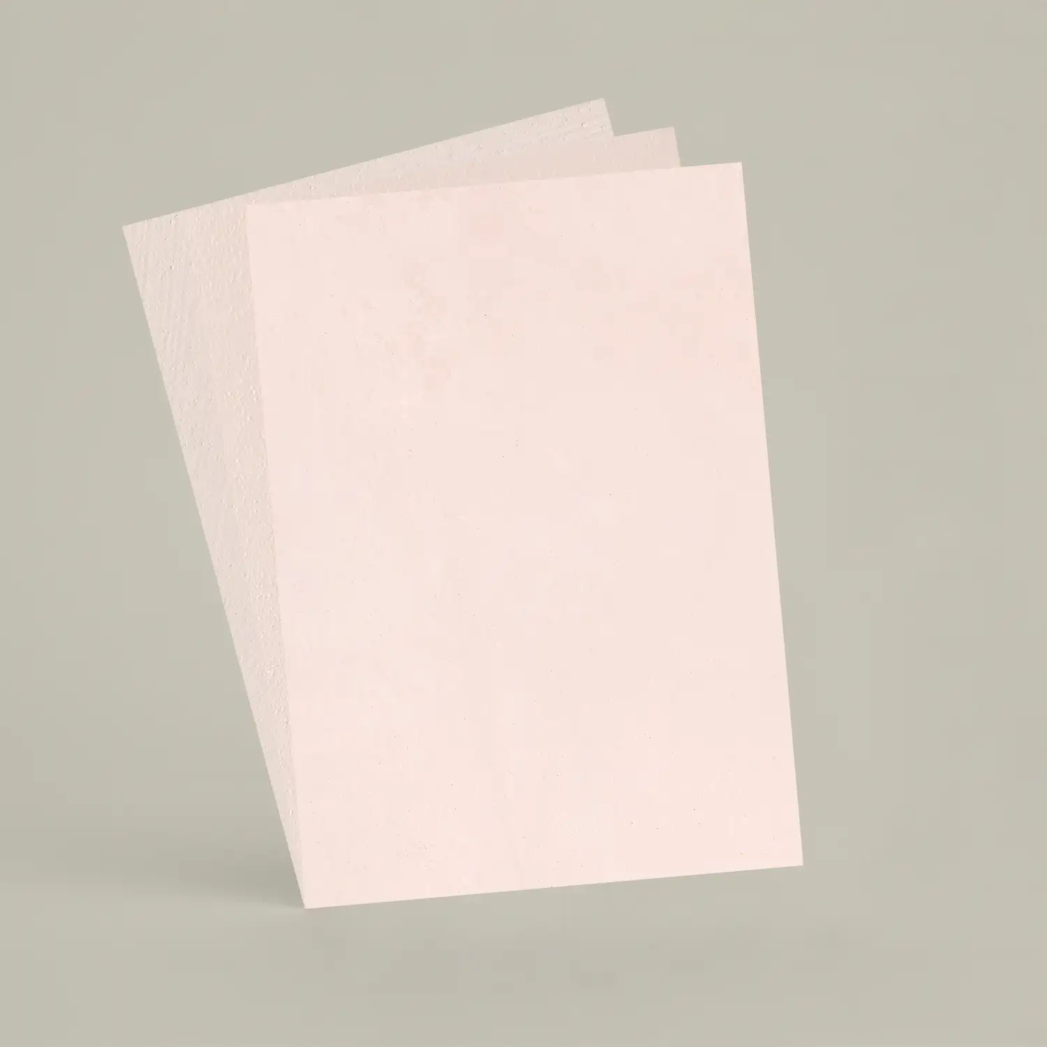 3 échantillons A6 Chaux brossée, ferrée, lissée RMDV41 - Blush