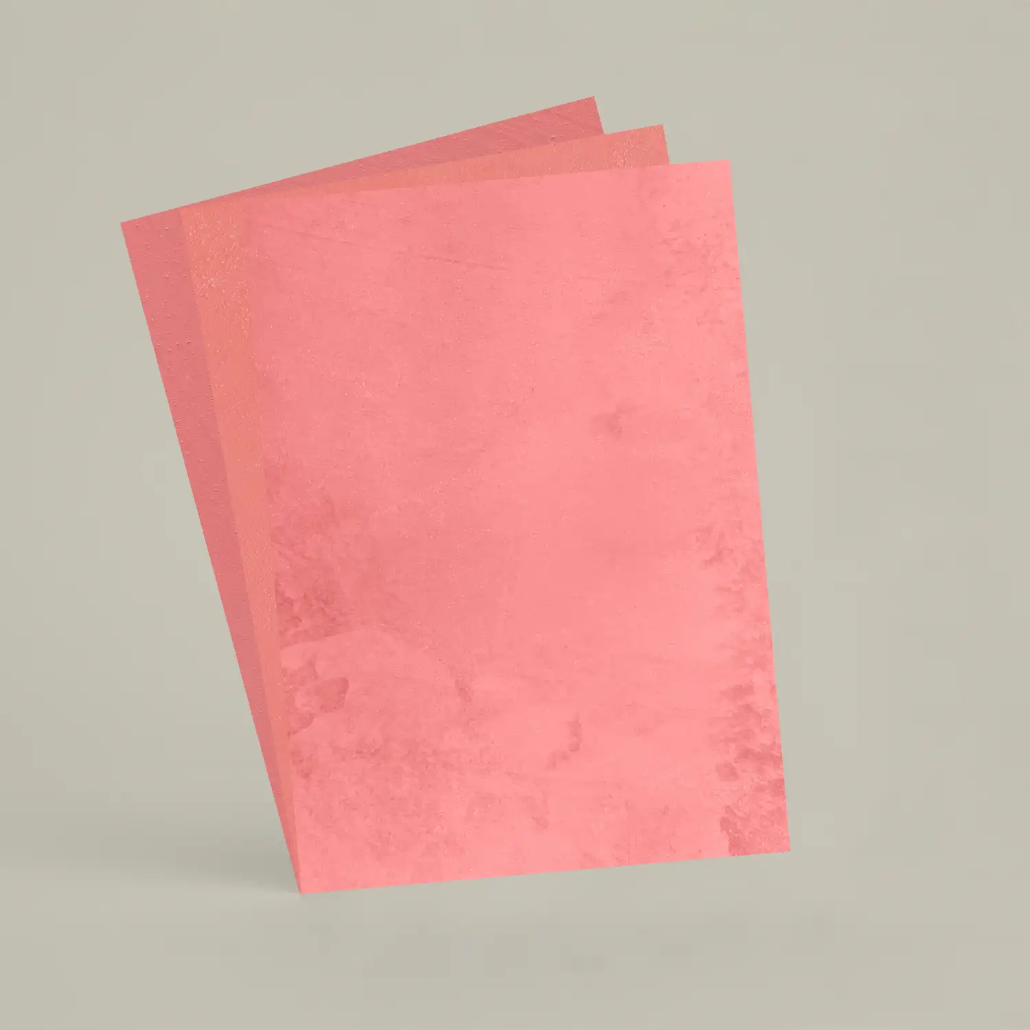 3 échantillons A6 Chaux brossée, ferrée, lissée RMDV44 - Pastèque