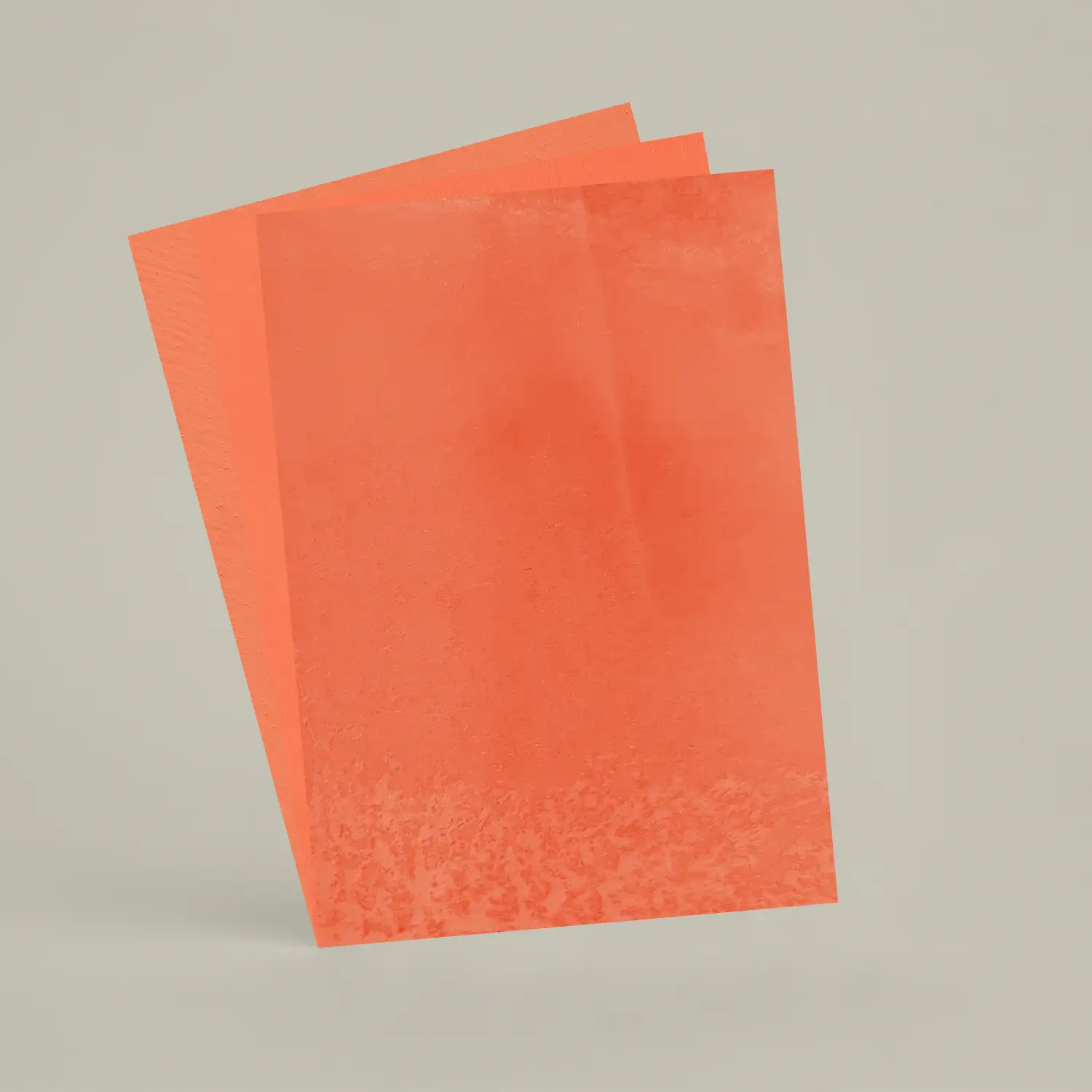 3 échantillons A6 Chaux brossée, ferrée, lissée RMDV46 - Sunset