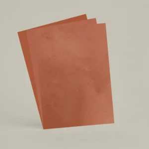 3 échantillons A6 Chaux brossée, ferrée, lissée RMDV47 - Rouille