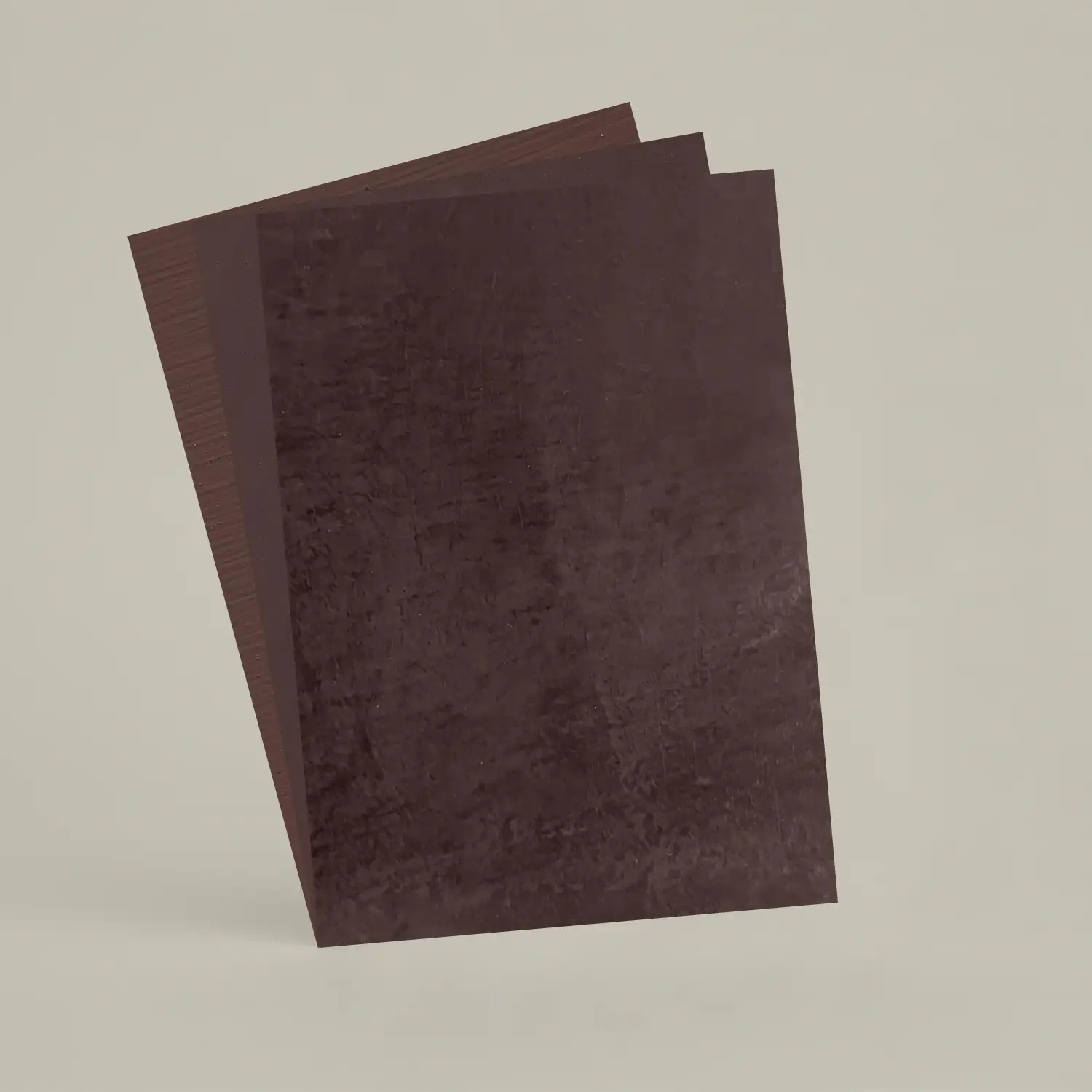 3 échantillons A6 Chaux brossée, ferrée, lissée RMDV51 - Chianti