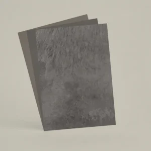 3 échantillons A6 Chaux brossée, ferrée, lissée RMDV53 - Gris Cendré