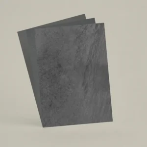 3 échantillons A6 Chaux brossée, ferrée, lissée RMDV58 - Fusain