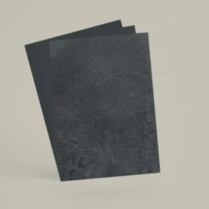 3 échantillons A6 Chaux brossée, ferrée, lissée RMDV59 - Caviar