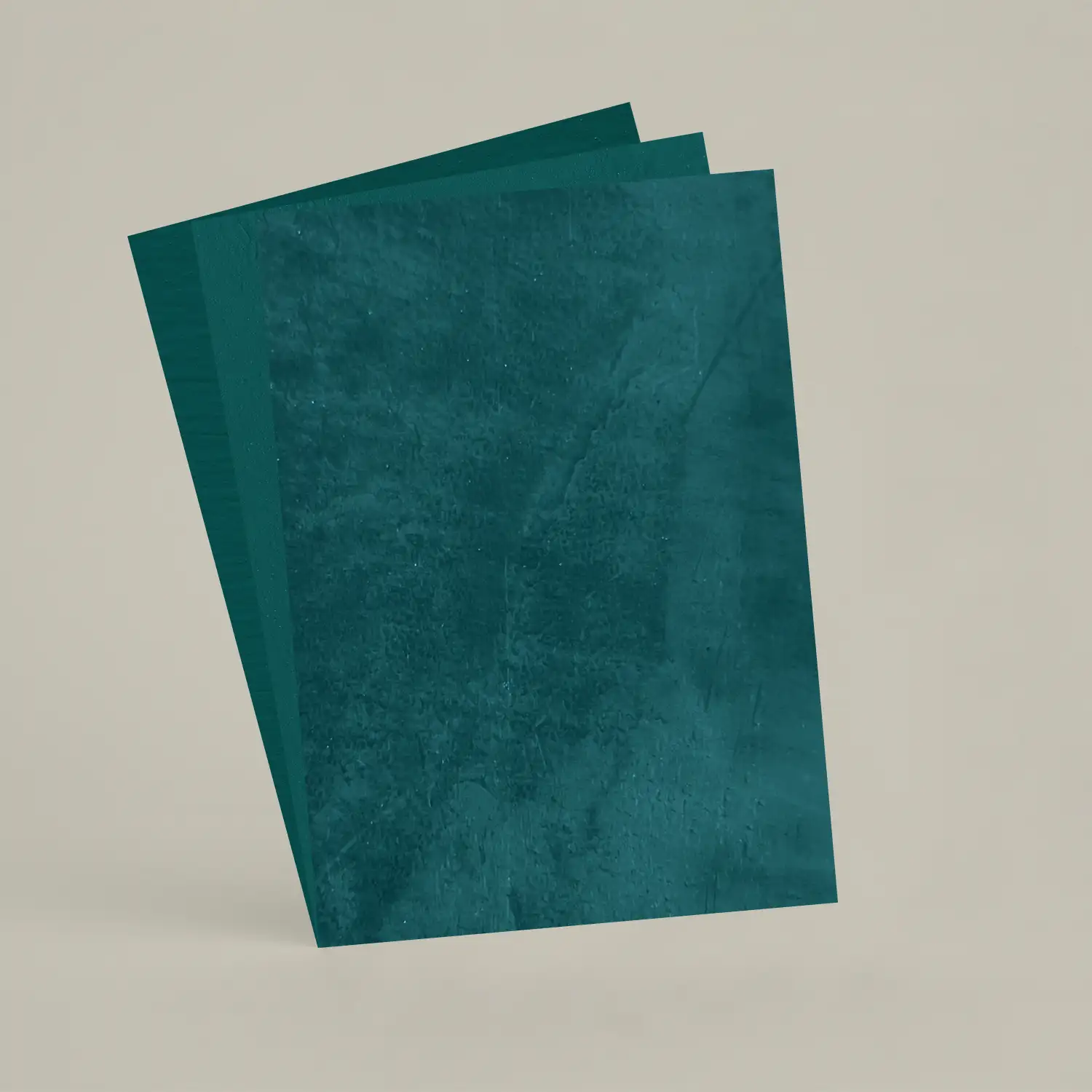 3 échantillons A6 Chaux brossée, ferrée, lissée RMDV64 - Peacock