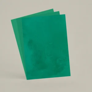 3 échantillons A6 Chaux brossée, ferrée, lissée RMDV67 - Aloe Vera