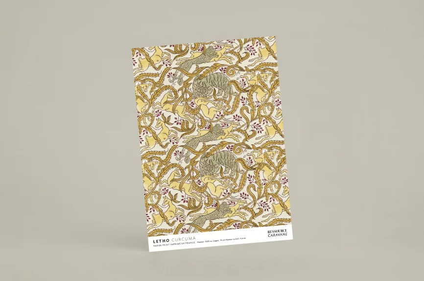 Echantillons de papiers peints Caravane