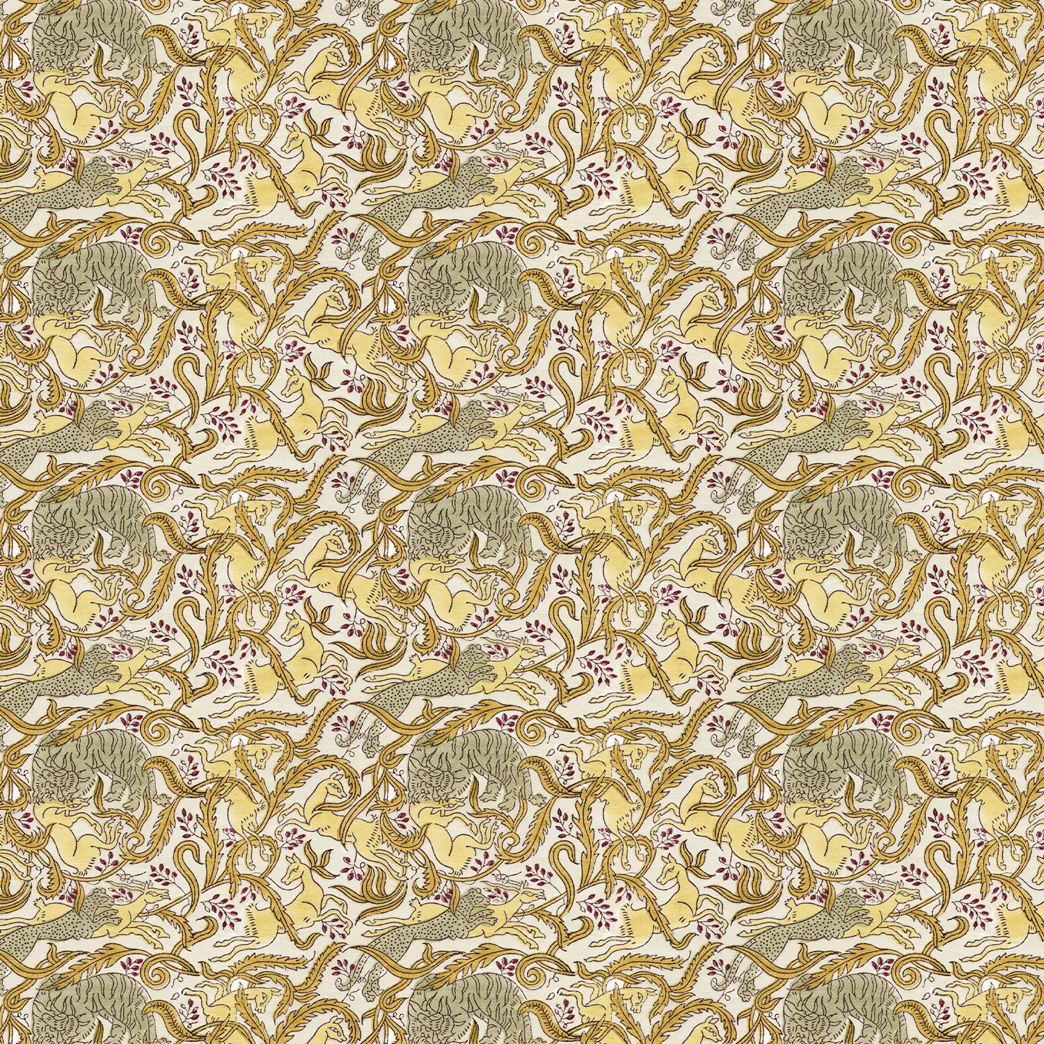 Papier peint Letho Curcuma - Caravane x Ressource