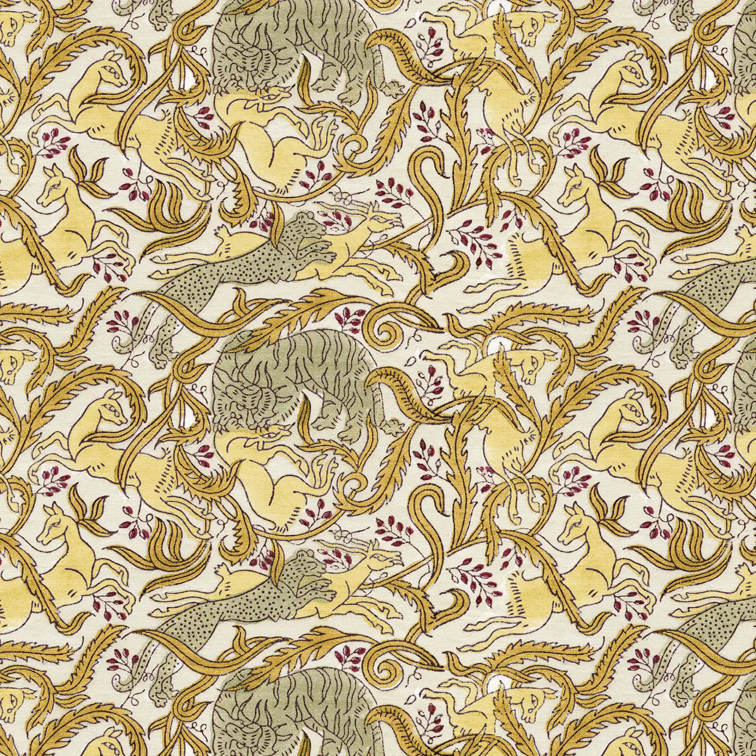 Papier peint Letho Curcuma - Caravane x Ressource