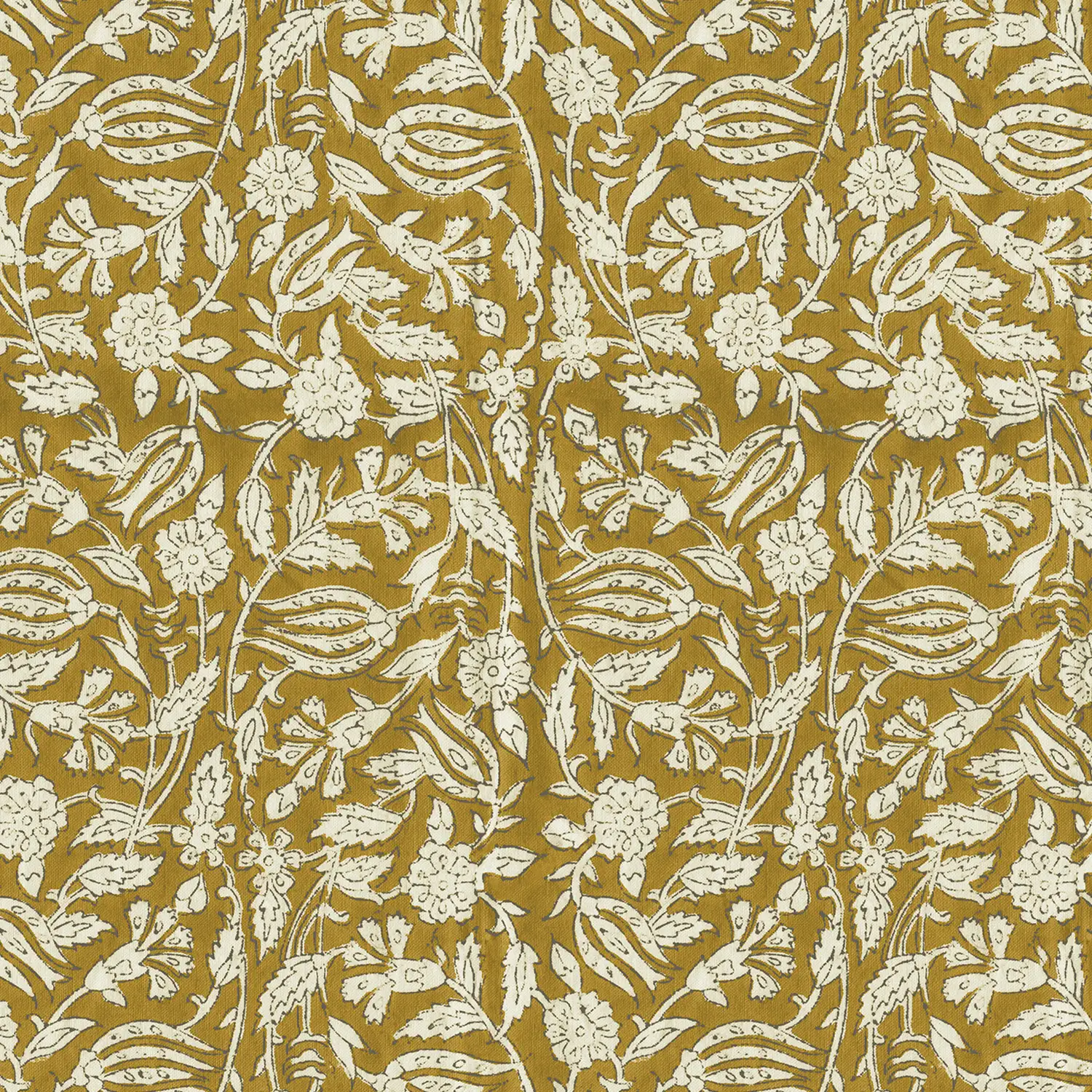 Papier peint Tulipan Curcuma - Caravane x Ressource